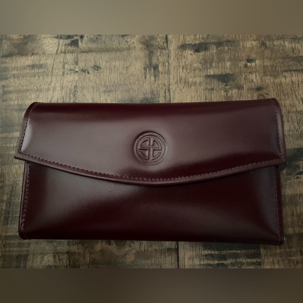 Do Lido Burgundy Leather Billfold